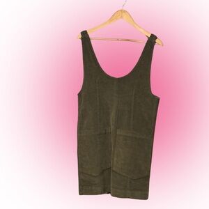 Twik Dark Brown Corduroy Jumpsuit